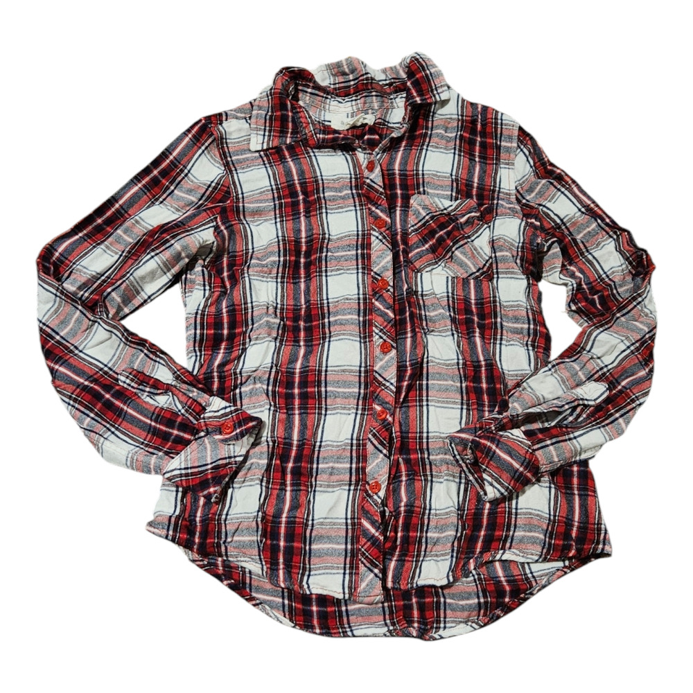 A.L.C. Small Plaid Button Up Long Sleeve Shirt